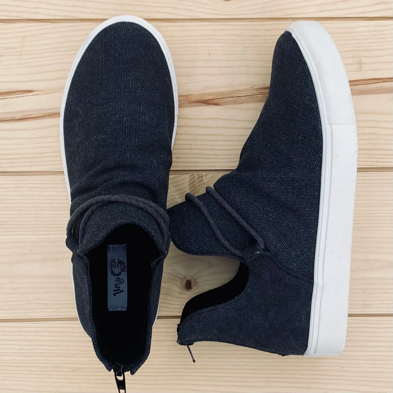 Very G "Legacy" Black Slip-on Shoes