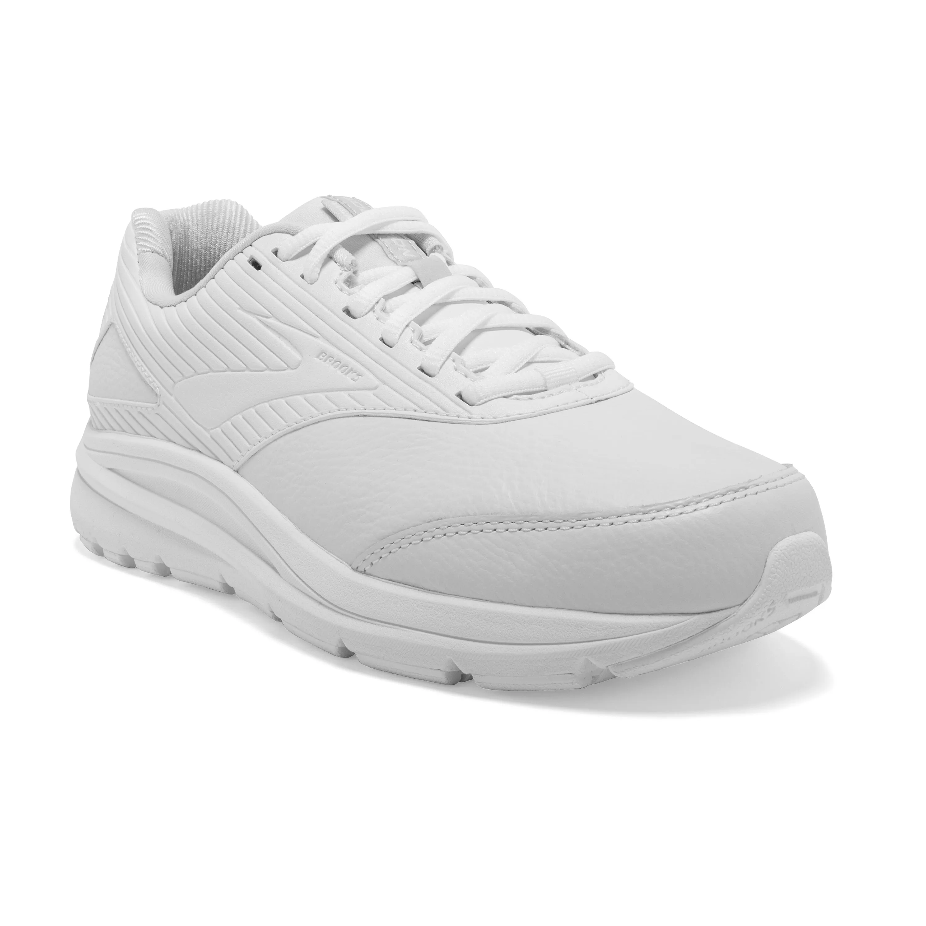 Women's Brooks Addiction Walker 2 Color: White/ White (NARROW WIDTH)