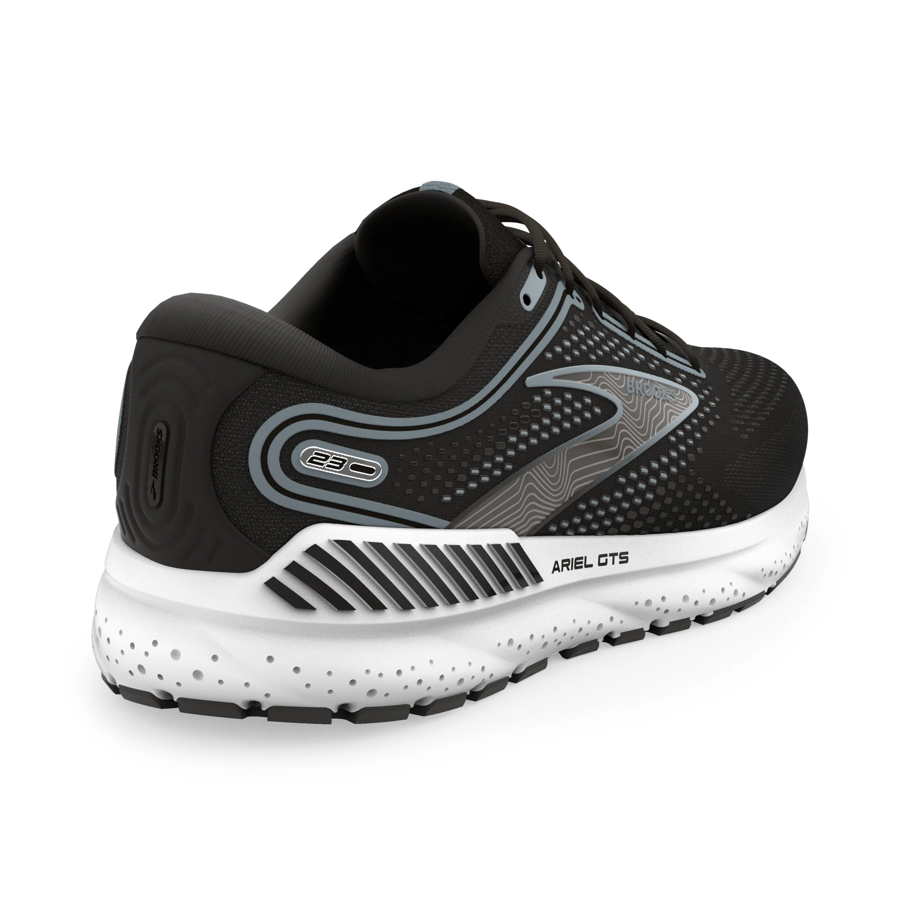 Women's Brooks Ariel GTS 23 Color: Black/Grey/White