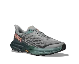 Women's Hoka Speedgoat 5 Color: Harbor Mist / Spruce