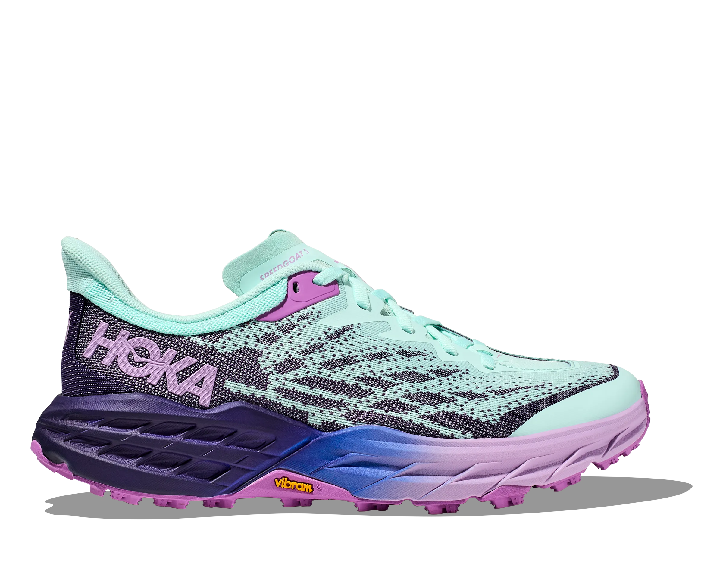 Women's Hoka Speedgoat 5 Color: Sunlit Ocean / Night Sky