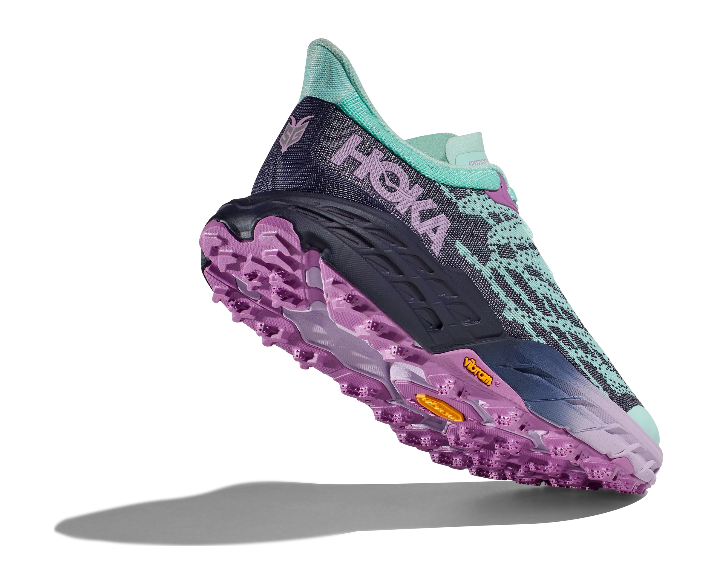 Women's Hoka Speedgoat 5 Color: Sunlit Ocean / Night Sky