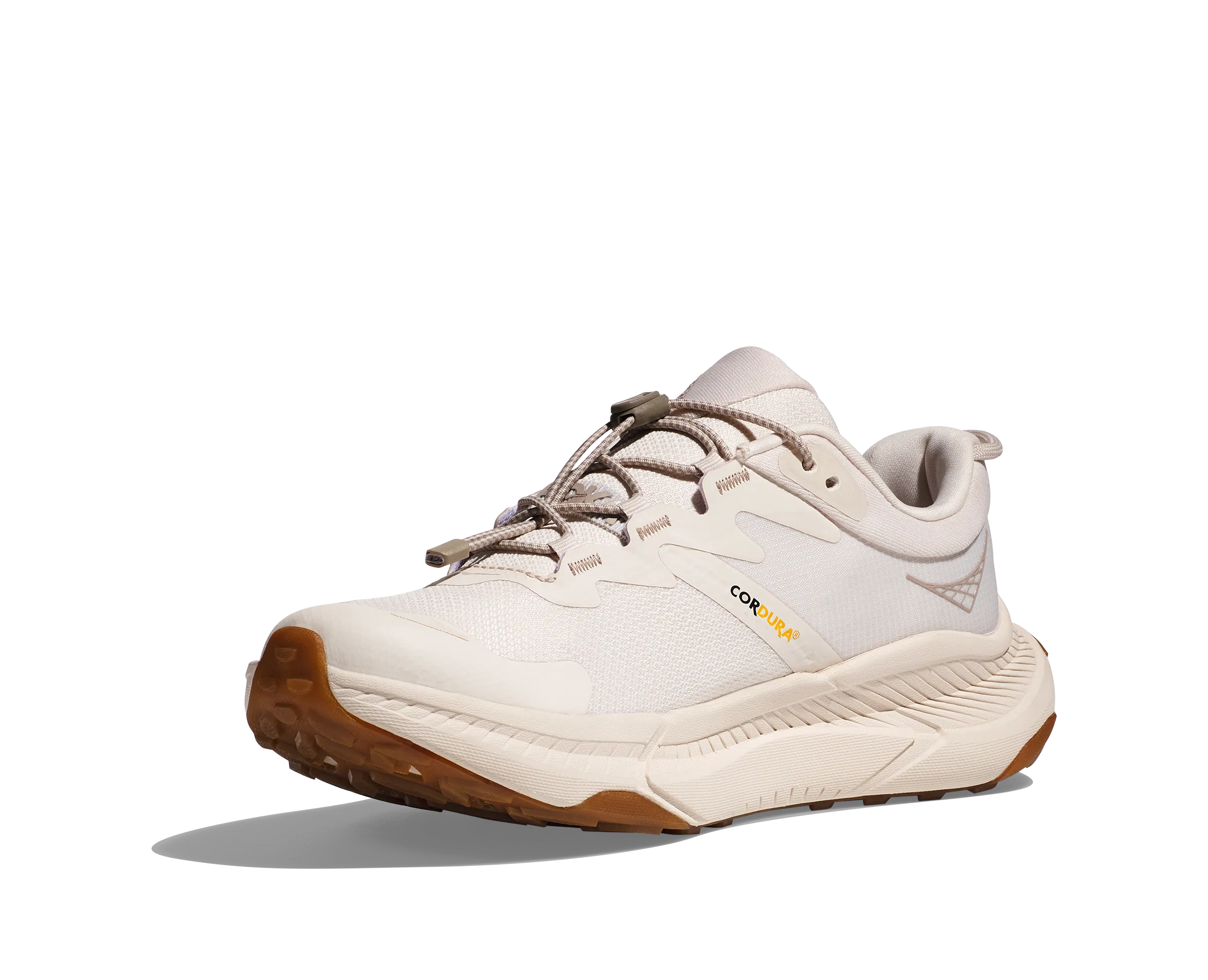 Women's Hoka Transport Color: Eggnog/Eggnog