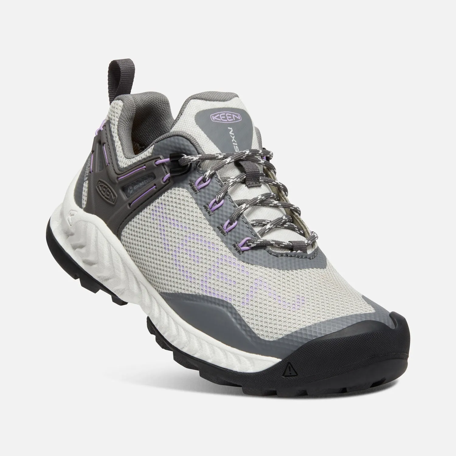 Women's Keen NXIS EVO Waterproof Color: Steel Grey/English Lavender