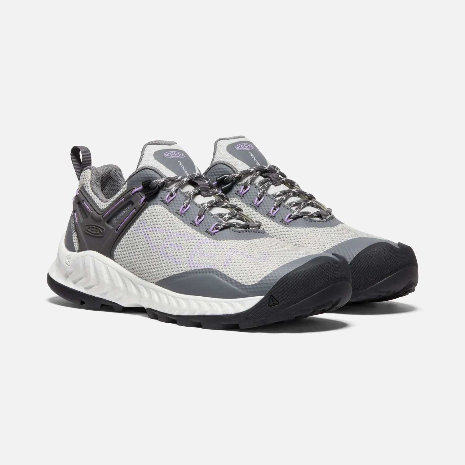 Women's Keen NXIS EVO Waterproof Color: Steel Grey/English Lavender