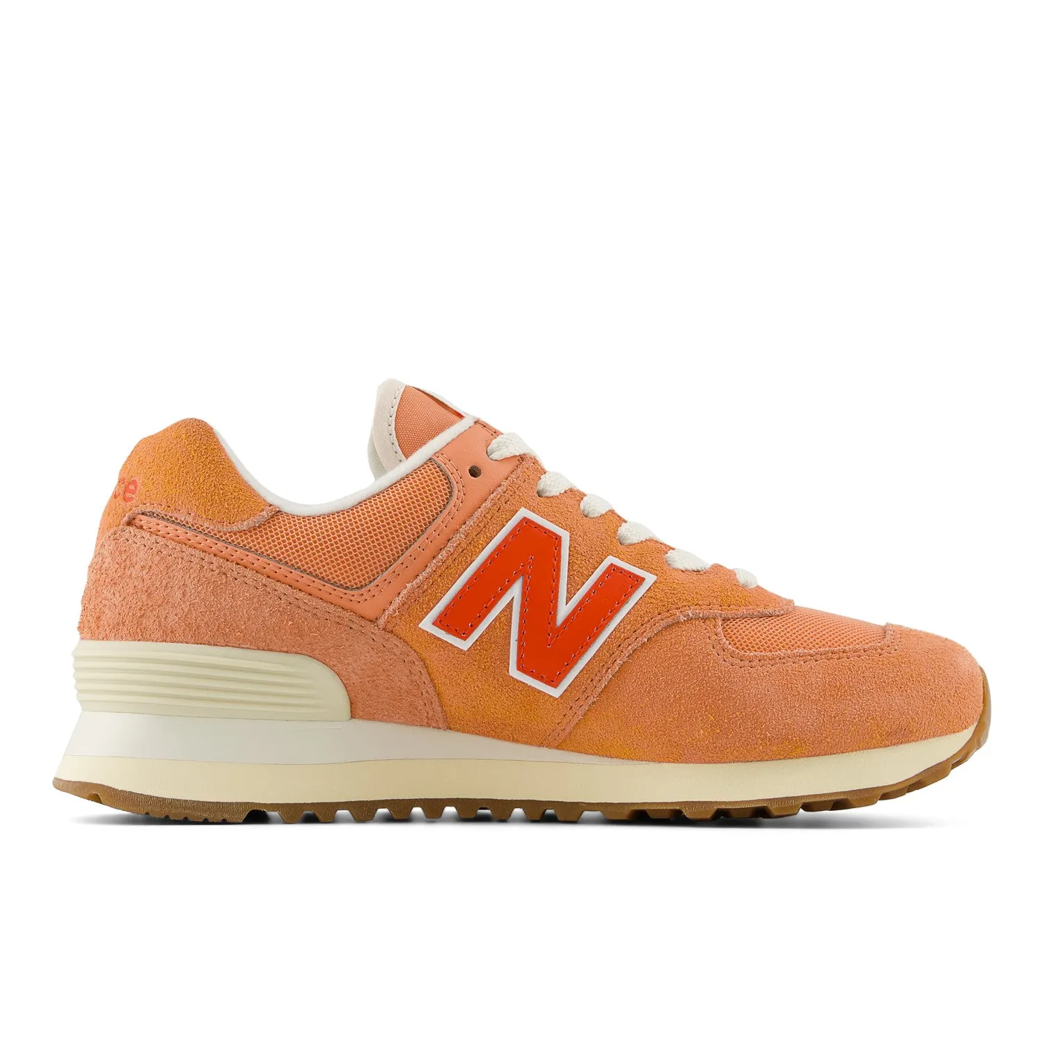 Women's New Balance 574 Core Color: Copper with Neo Flame