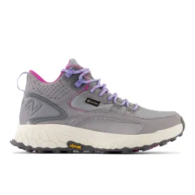 Women's New Balance Fresh Foam X Hierro Mid GTX Color: Steel with Castlerock and Magenta